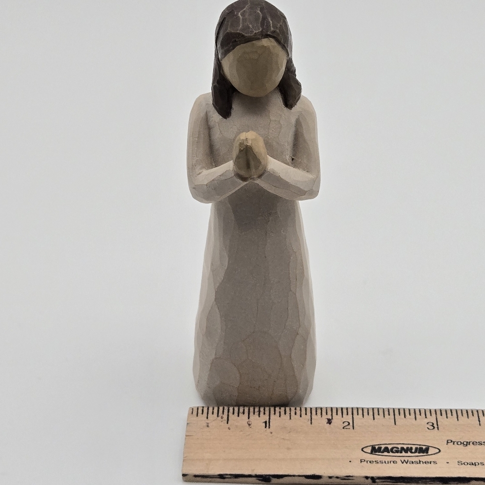 Vintage Willow Tree Sisters By Heart Praying Girl Figurine Signed 2000 Lordi - Picture 12 of 12